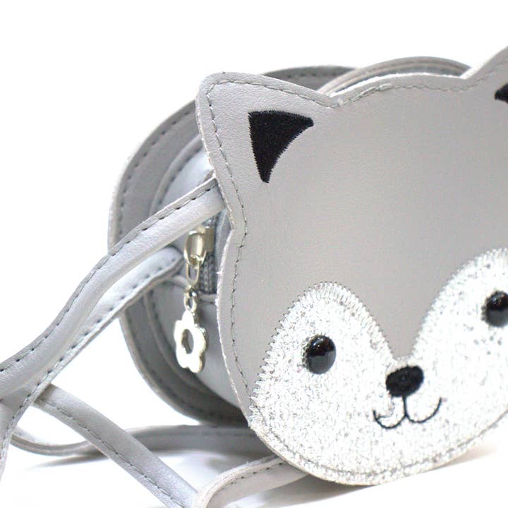 Yuko B - Wholesale Crossbody Bag - Kids - Animal shoulder bag for children - Gaspard Grey