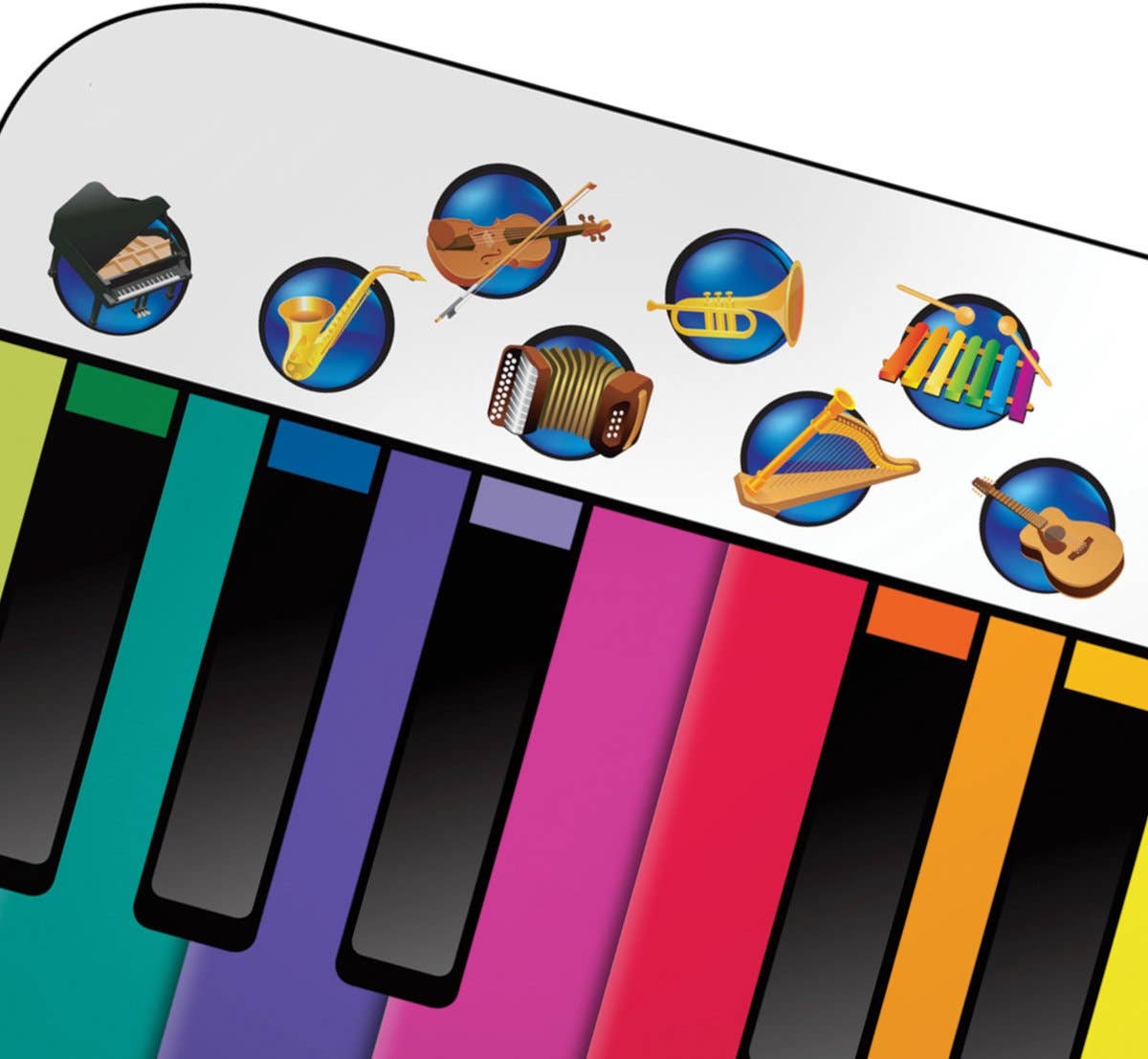 N-GEAR - Vendita all'ingrosso Gioco musicale - Bambini e neonati - N-GEAR Tappeto musicale XXL da 180 cm per bambini - Piano interattivo da ballo7