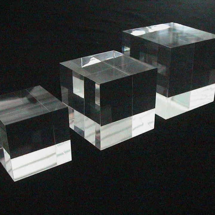 1.25" Clear Acrylic Bases all sizes for wholesale by Plasticmart
