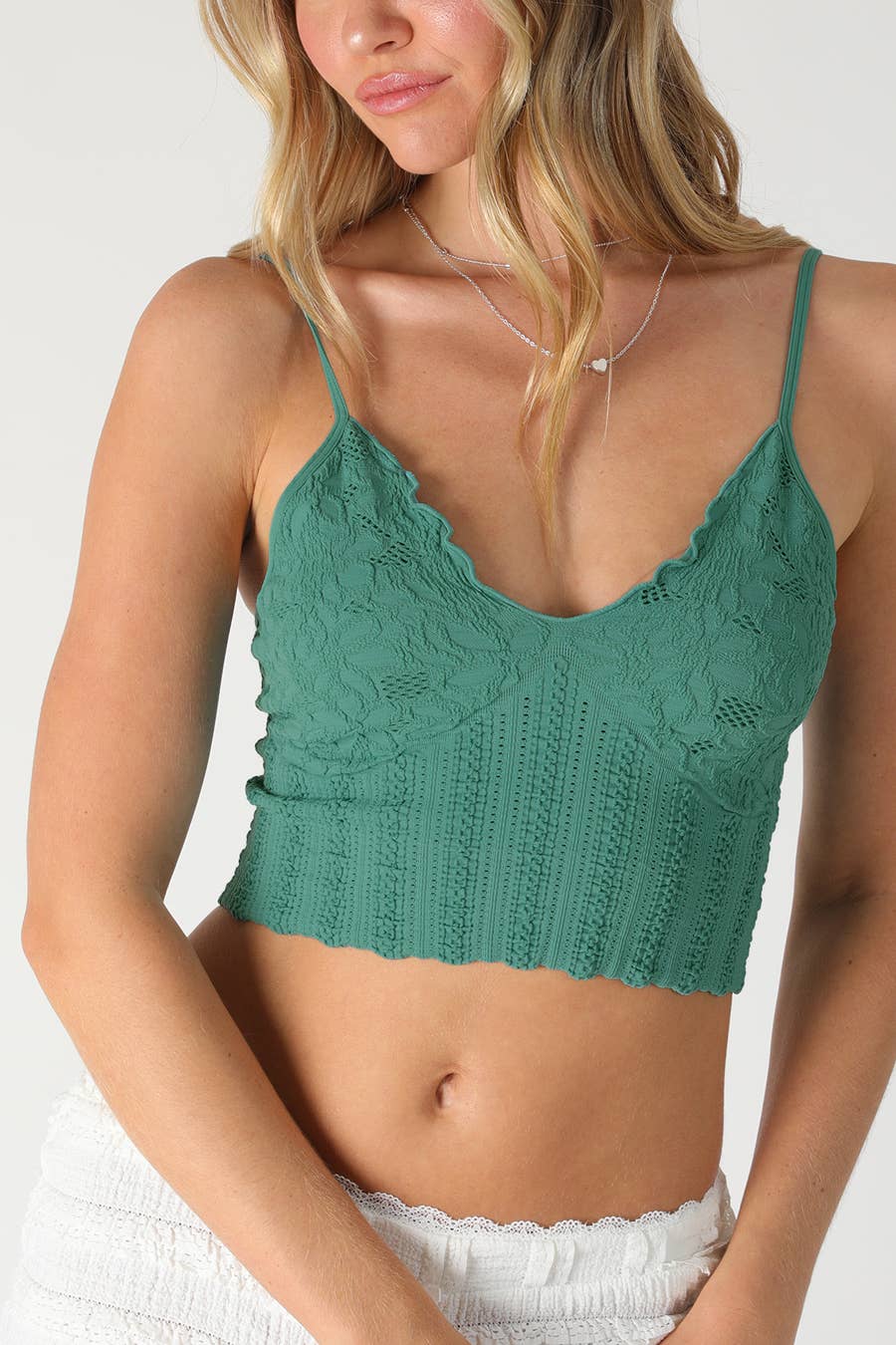 NIKIBIKI - Vente Brassière – femme - NS8400 - Bralette texturée en dentelle14