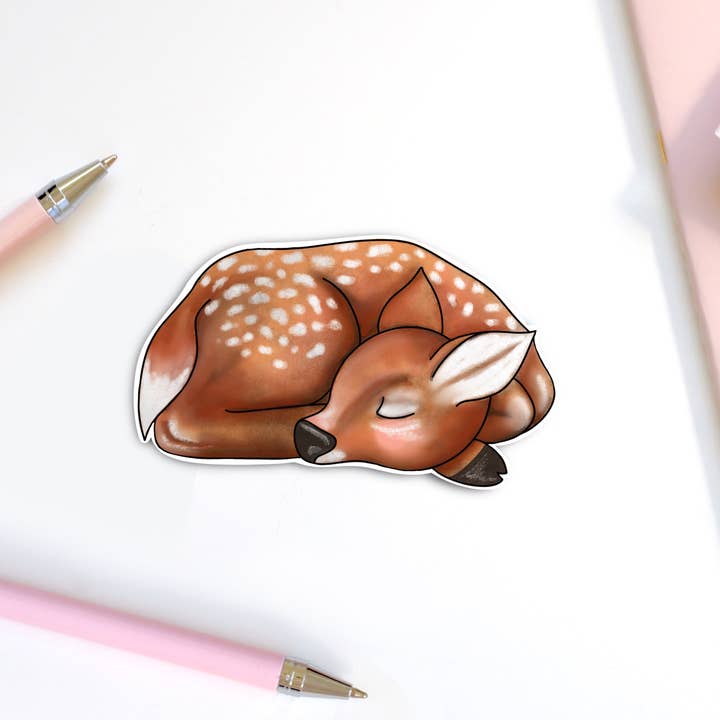 Little Deer Sticker for wholesale by inkpaperfable