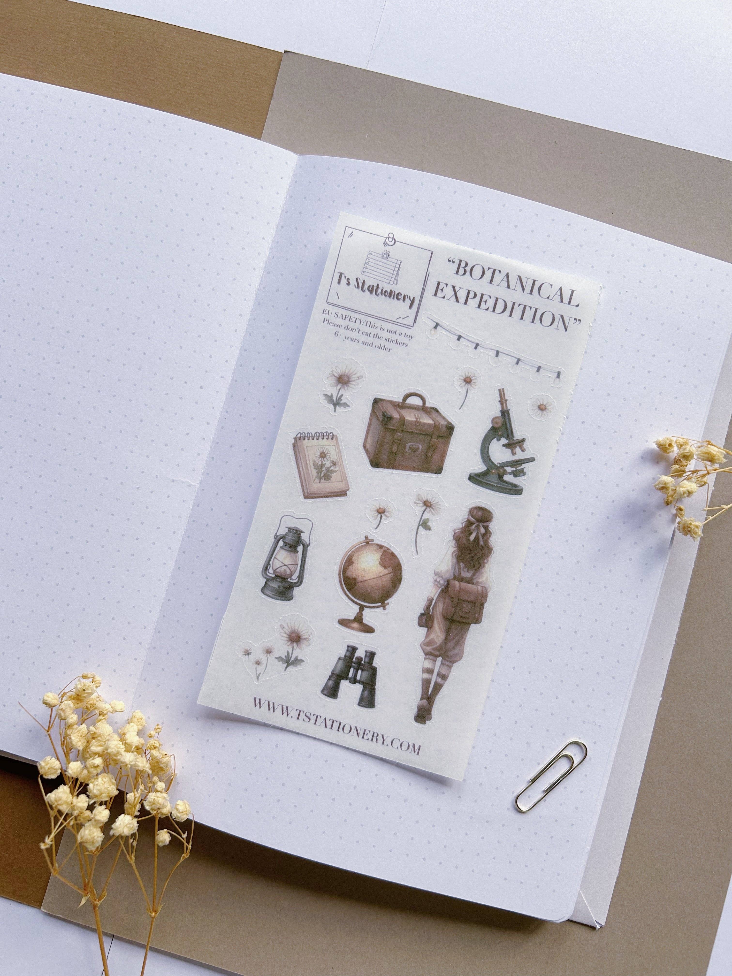 T's Stationery - Wholesale Sticker - "Botanical Expedition"  Sticker Sheet7