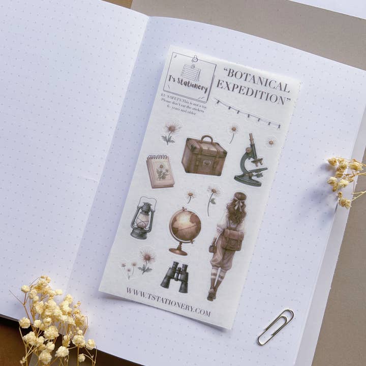 T's Stationery - Wholesale Sticker - "Botanical Expedition" Sticker Sheet7