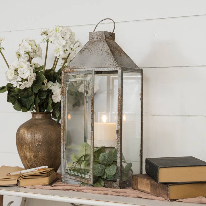 19.5" CLASSIC METAL LANTERN for wholesale by Ragon House