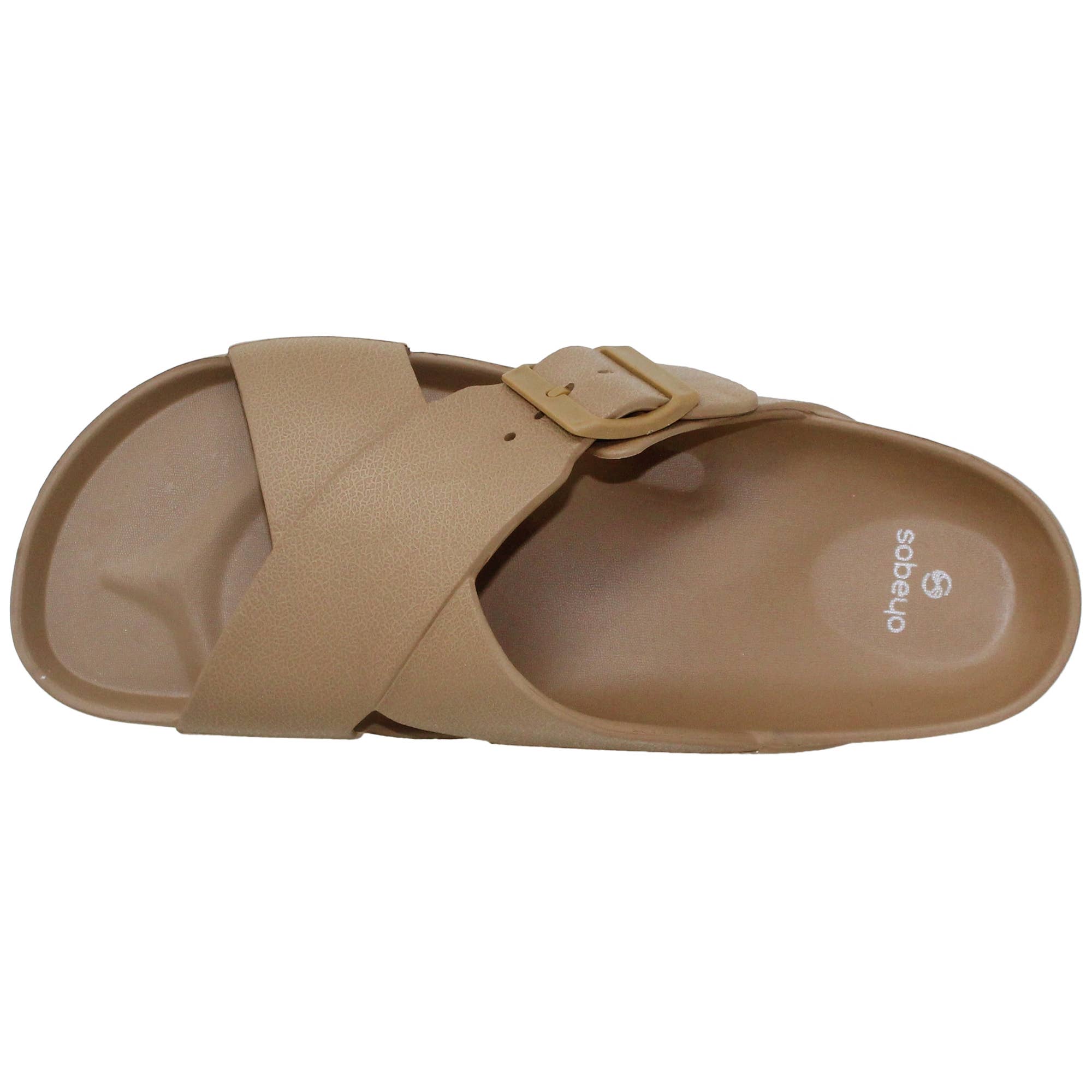 SOBEYO - Wholesale Sandals - Women's - Women's EVA Platform Sandals Criss-Cross Adjustable Buckles6