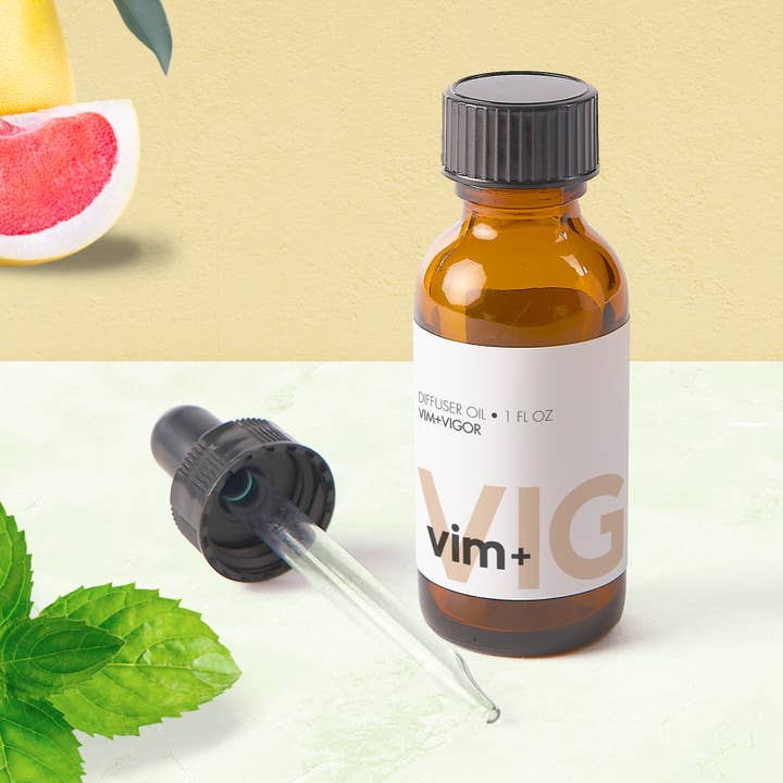 Sweet Pomelo + Mint Ultrasonic Diffuser Oil for wholesale by Vim + Vigor Candle Co