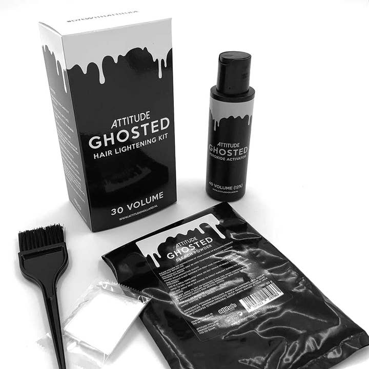 Attitude Hair Dye - Wholesale Hair Dye - Ghosted Hair Lightening Kit 20 Full Vegan, Cruelty-Free