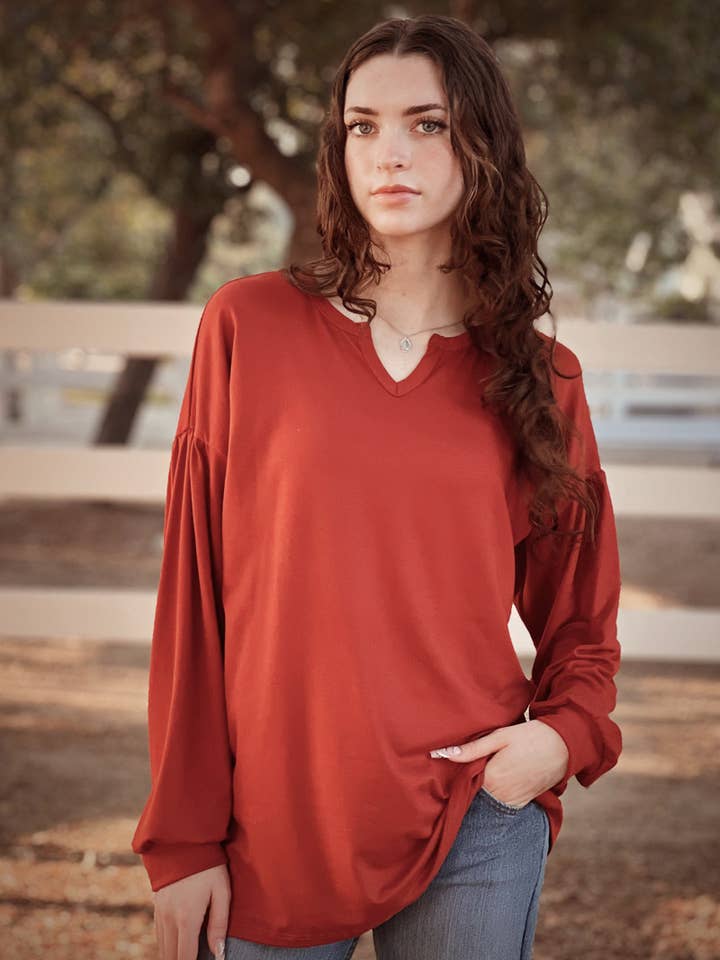 Super Soft Brushed Tunic for wholesale by 24-Hrs Fashion