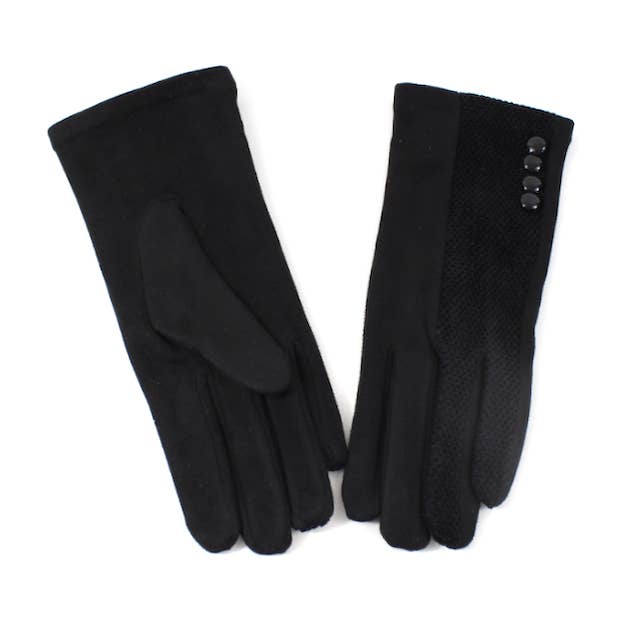Pretty Persuasions - Wholesale Gloves - Women's - A22049 4 Buttons Half/Half Gloves7