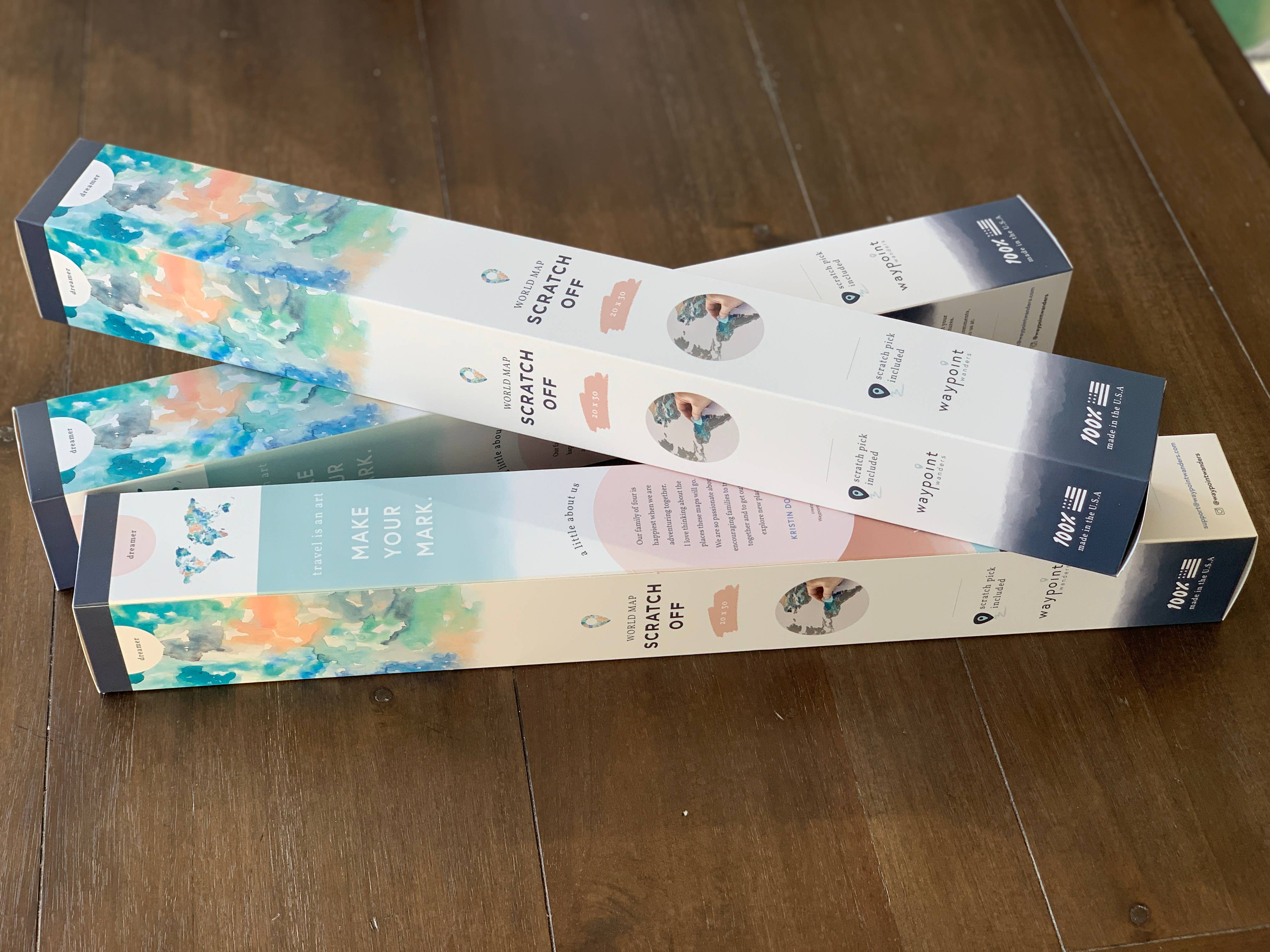 Waypoint Wanders – wholesale Karta – Dreamer World Scratch Off Karta4