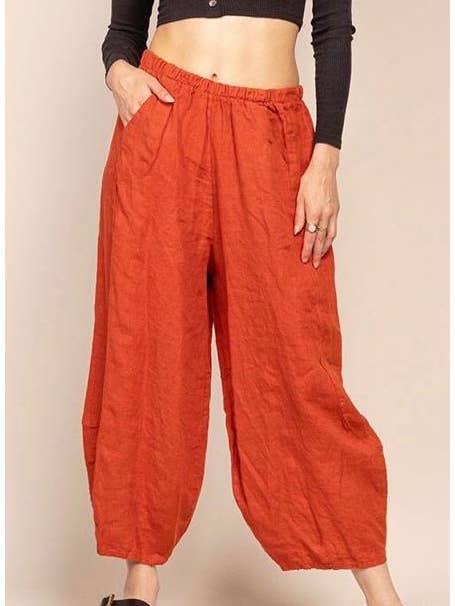 la maison des fibres naturelles - Wholesale Pants – Women's - linen pants 669057 100% LINEN50