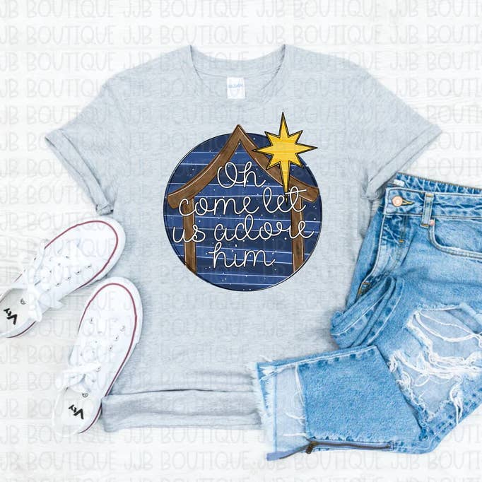 Komm lass uns ihn lieben Tee für den Großhandel von Rockin’ 5A Apparel