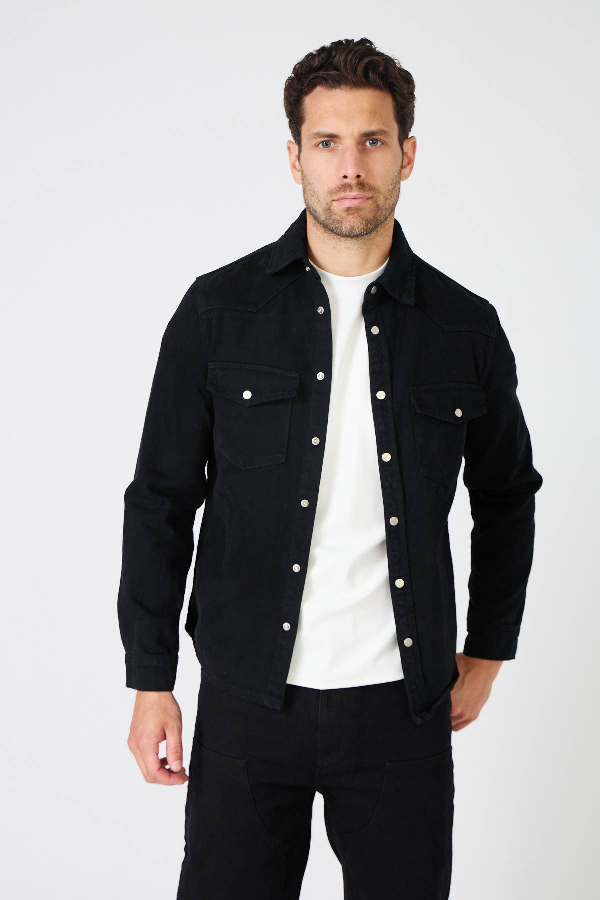TOP MONDAY - Wholesale Shirt Jacket/Shacket - Men's - Men's Denim "Western" Overshirt - Slim Fit4