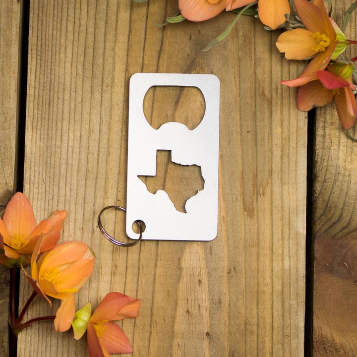 Iron Maid Art - Wholesale Bottle/Wine Opener - Texas State Stainless Steel Beer Bottle Opener Gift Bar4