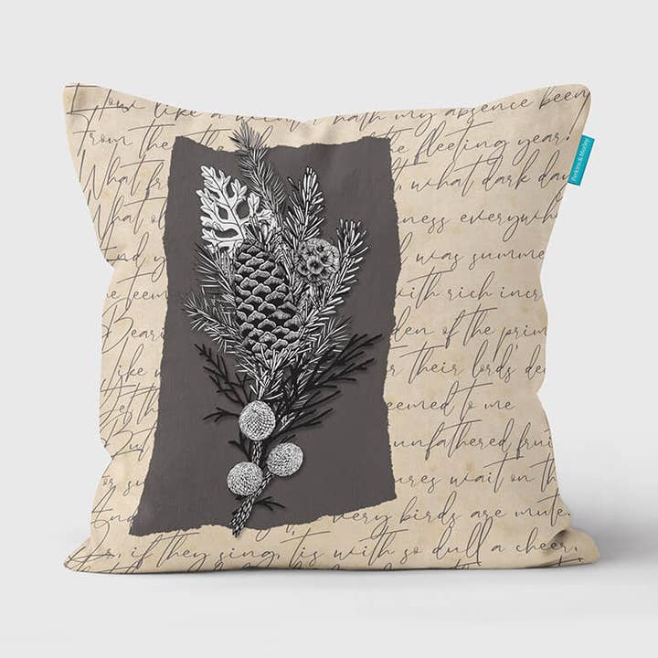 Coni invernali su cuscino grigio per la vendita all'ingrosso da parte di Perkins & Morley