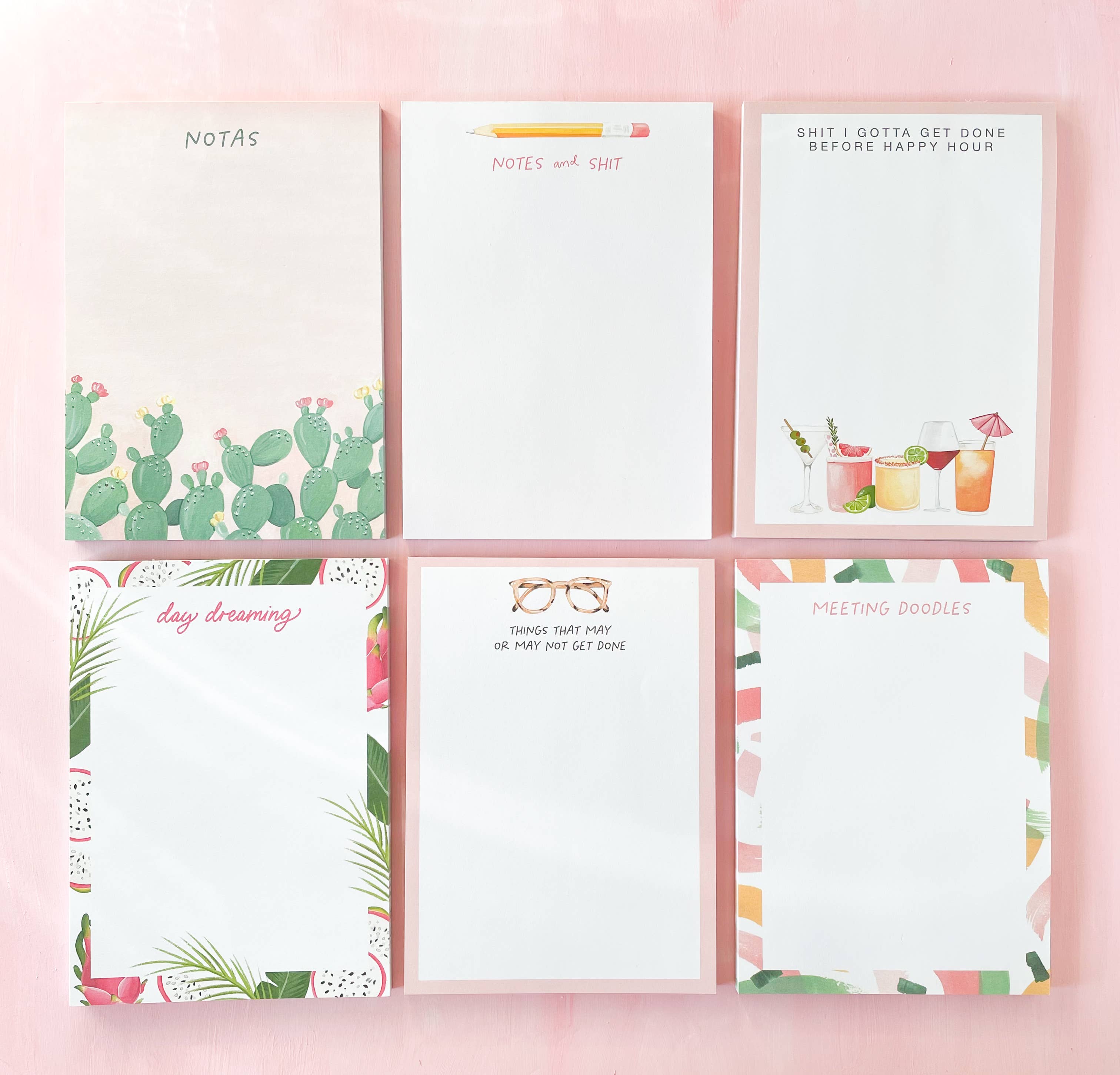 Isabella MG - Wholesale Notepad - Notas Nopales Notepad |  Spanish Desk Notepad3