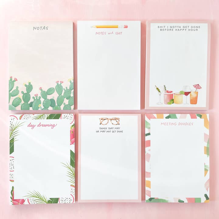 Isabella MG - Wholesale Notepad - Notas Nopales Notepad | Spanish Desk Notepad3