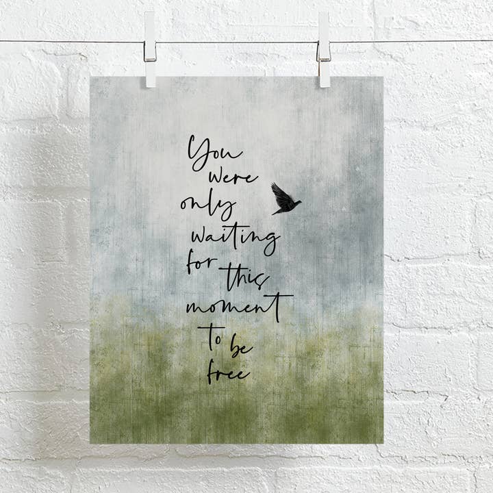 The Beatles | Blackbird Song Lyric Wall Art Print for wholesale by Lyrical Artworks
