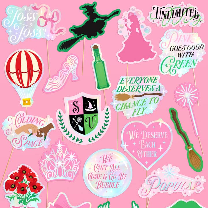 Petit Fetti - Wholesale Party Sign/Banner - Holding Space Props - 24 pc. photo booth set0