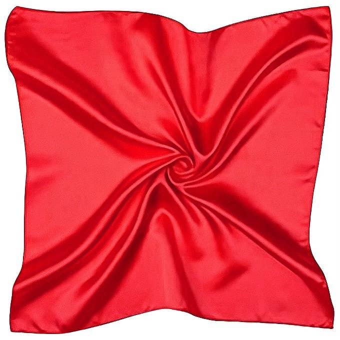 Diacly - Wholesale Scarf - Women's - Solid Color Silky Satin Square Scarf20