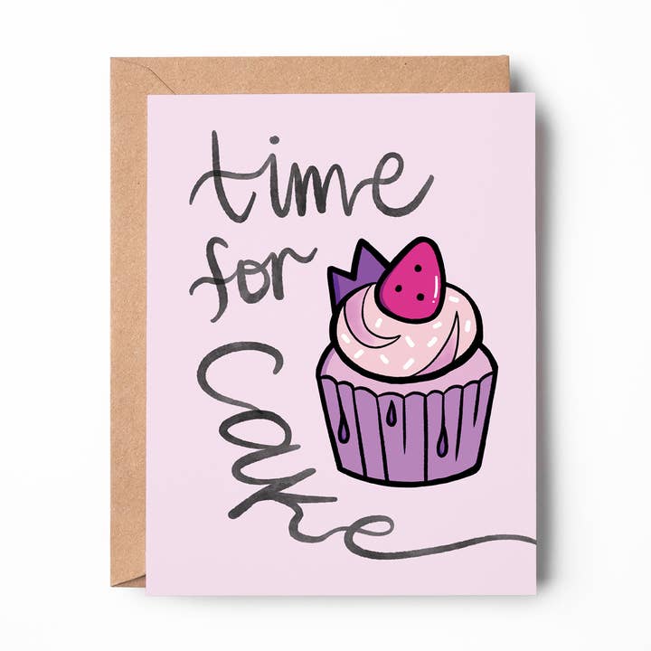 Gothic Cupcake Birthday Greeting Card | Anniversary Card for wholesale by Soapster Box