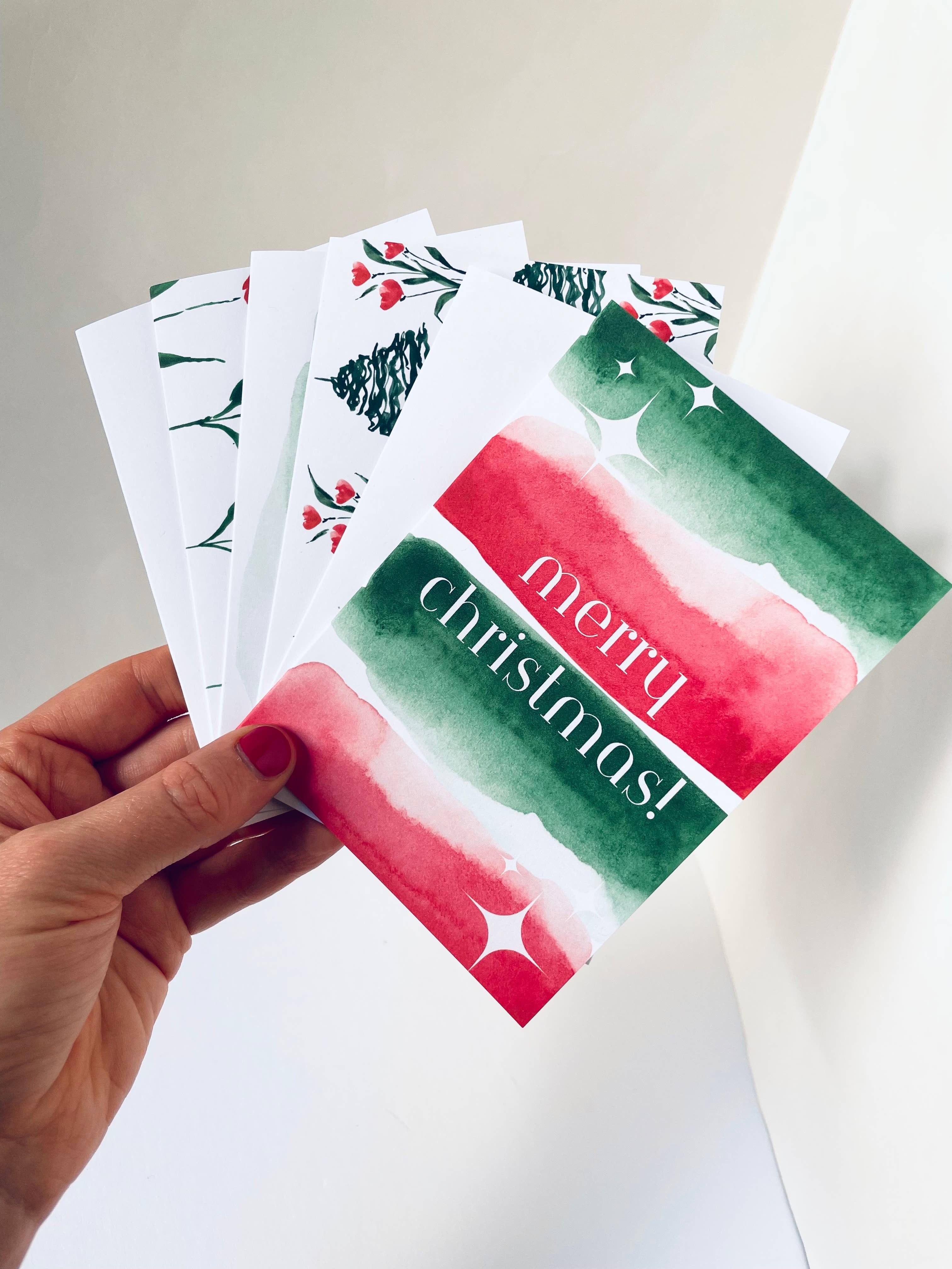 Atelier By Cat - Vente Cartes de Noël - Cartes de Noël amusantes, cartes-notes Tis The Season, 100 % recyclées1