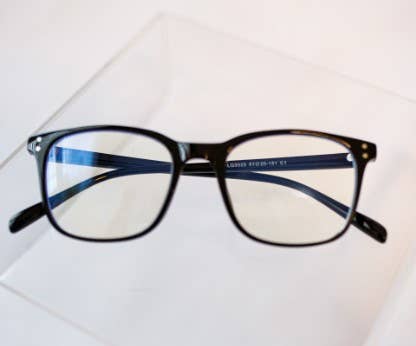 The Front Porch Label - Wholesale Eyeglasses - Women's - Glossy Black Blue Light Blocking Glasses1