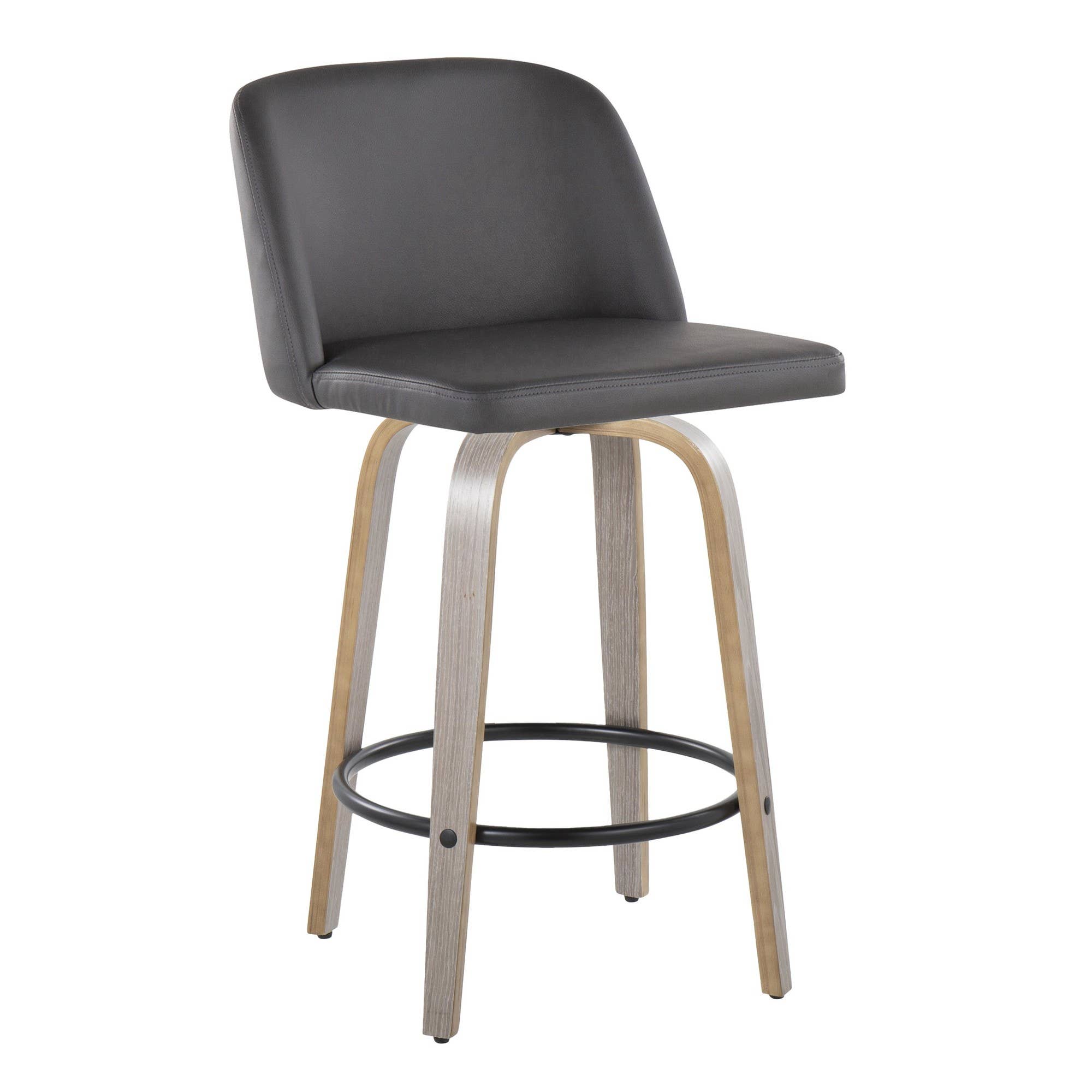 LumiSource and Grandview Gallery - Wholesale Stool - Toriano 26" Fixed Height Counter Stool Q - Set of 211