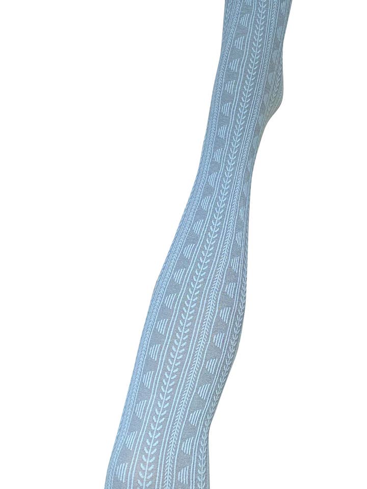 Tightology - Wholesale Tights – Women's - Summer Tights in Organic Cotton - Blue2