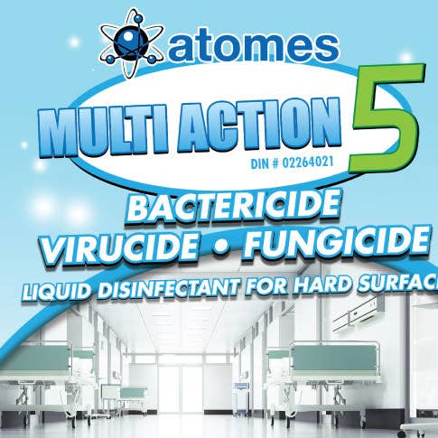 atomsbio - Wholesale Multi-surface cleaner - MULTI ACTION 5 - Disinfectant- Bactericide, Virucide, Fungicide and Mold Control, Ready to use2