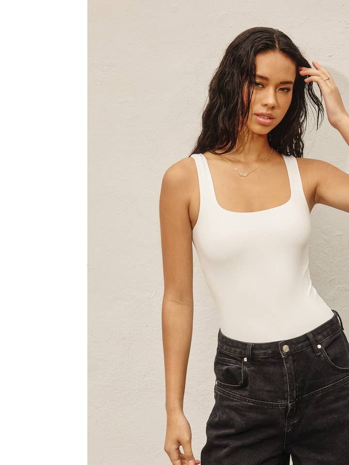 Dress Forum - Wholesale Bodysuit - Women's - FT5784 Square Neck Bodysuit16