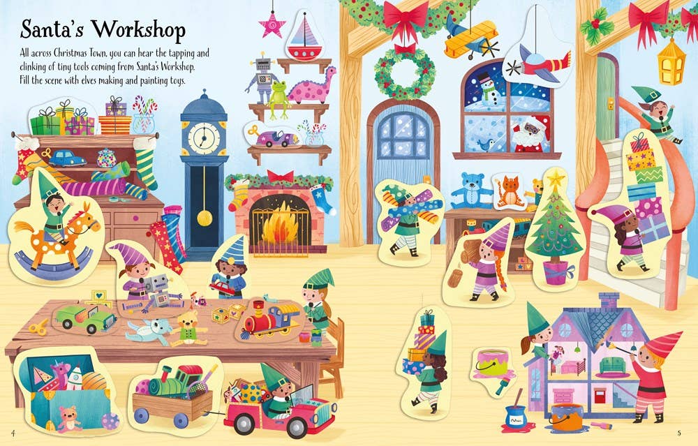 HarperCollins - Wholesale Coloring & Activity Book - Kids & Baby - First Sticker Book Christmas : Usborne1