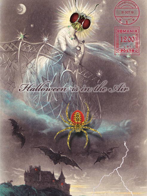 Halloween is in the Air 5 x 7 Halloween 2025 Keepsake Card for wholesale by Ivory Tower Studios