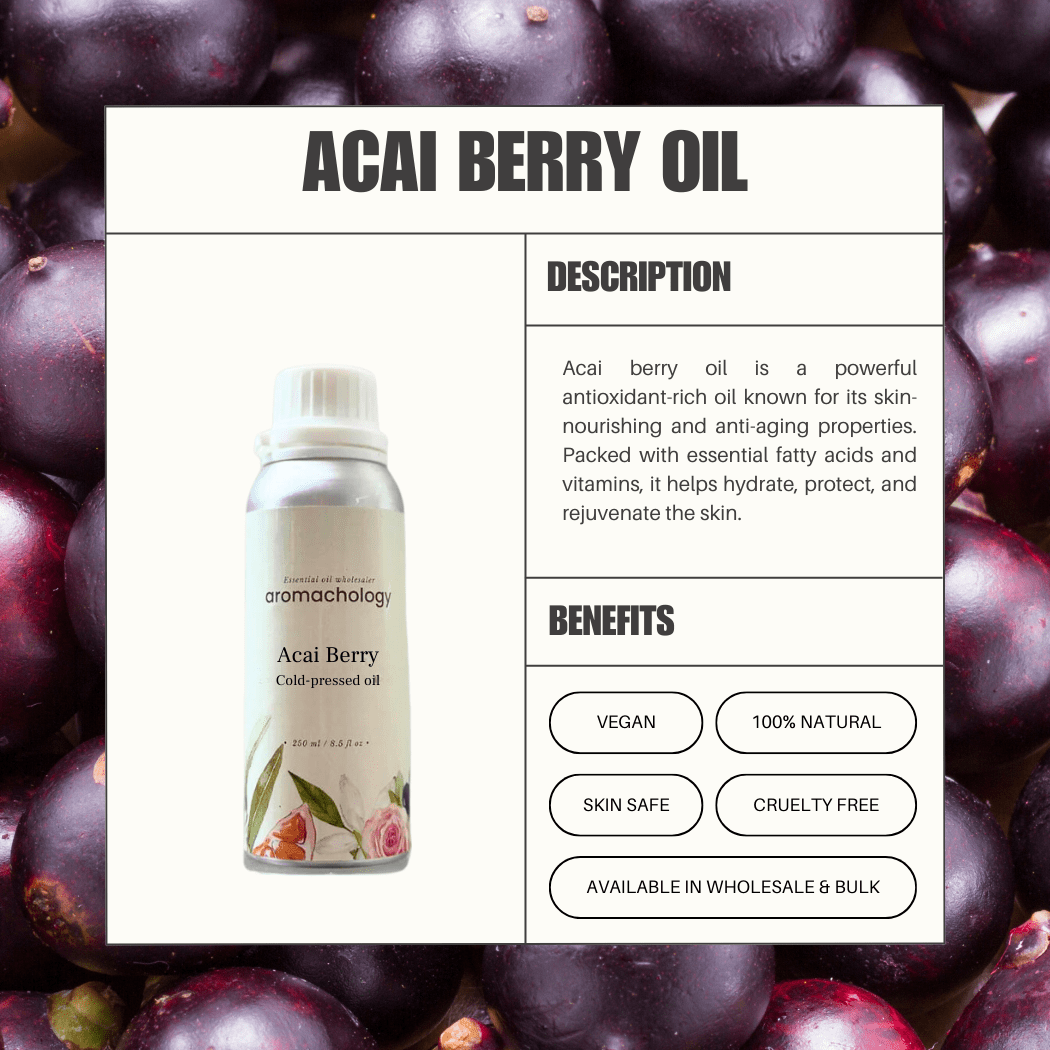 Aromachology - Wholesale Bath/Body Oil - Acai Berry Oil2