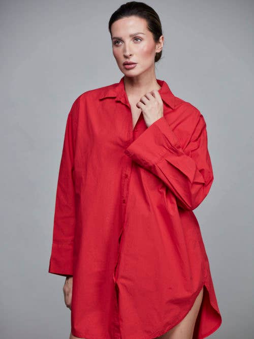SixtyDays - Vendita all'ingrosso Camicia button down - Donna - Camicia boyfriend oversize in cotone - 40 colori4