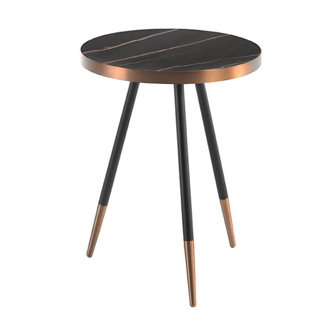 Table d'angle ronde en porcelaine pour la vente par ANGEL CERDA