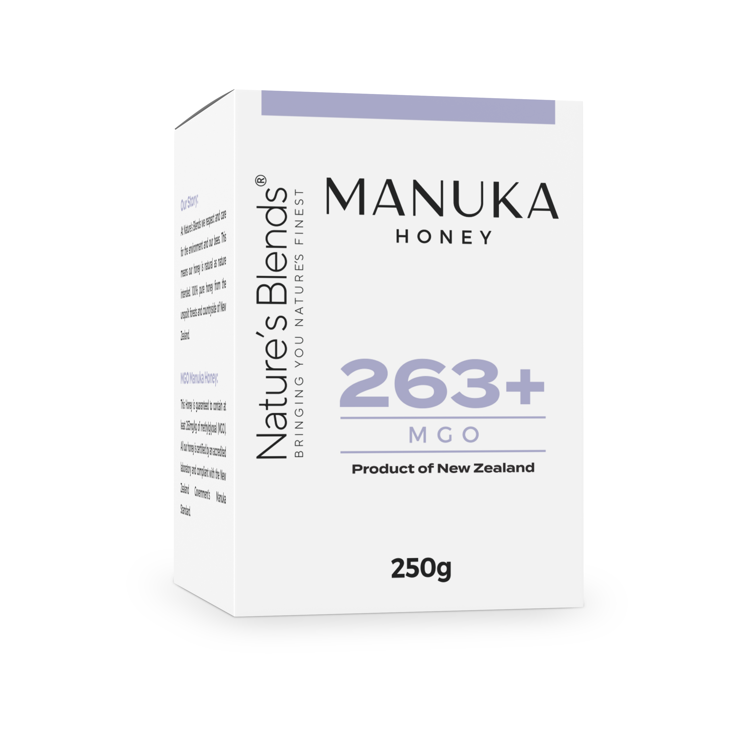Nature’s Blends - Wholesale Honey - Manuka Honey 263+ MGO  250g1