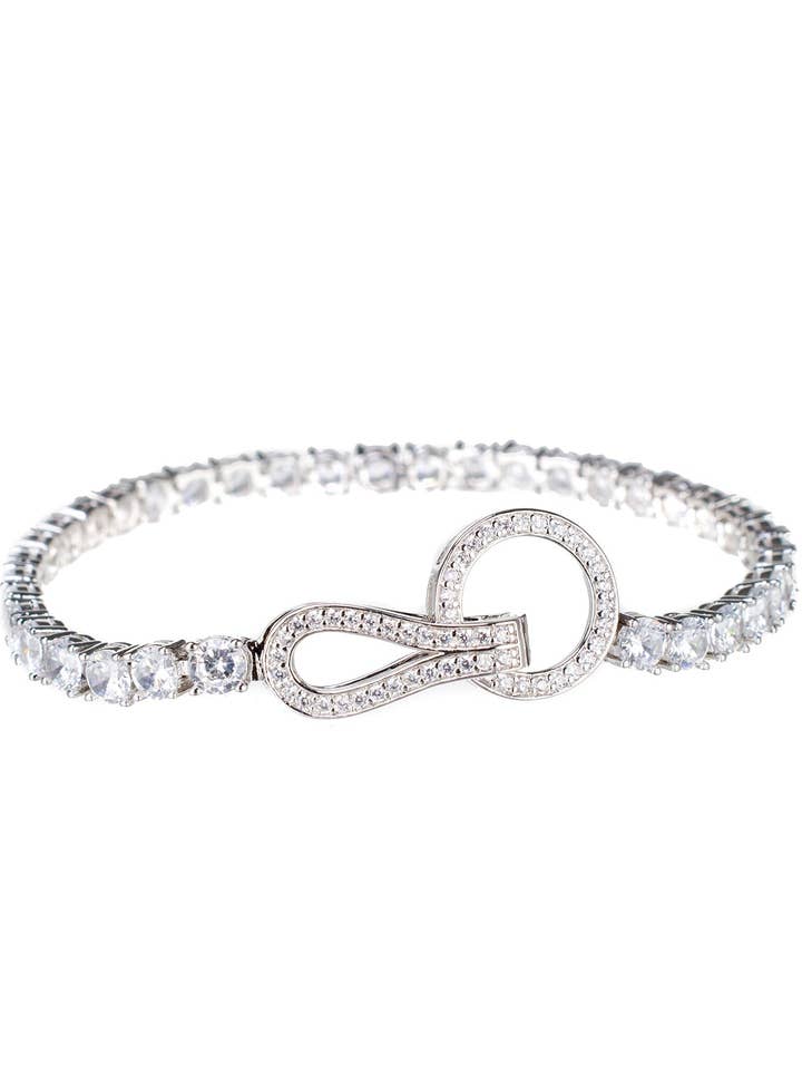 Toggle Tennis Bracelet for wholesale by CZ by Kenneth Jay Lane