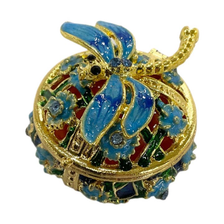 Astoria Gift Corporation - Wholesale Jewelry Box/Organizer - Dragonfly Trinket Box #89-2551460