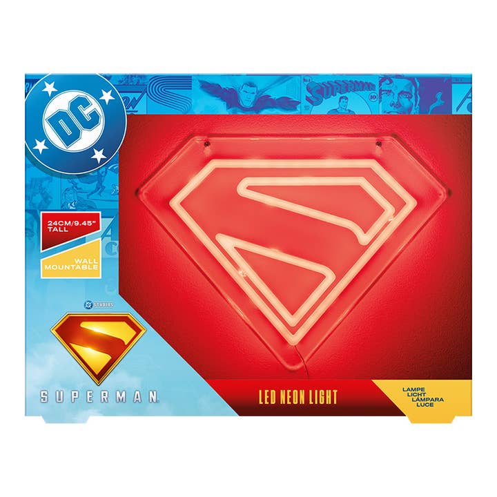 Superman Wall Mountable LED Light for wholesale by Paladone