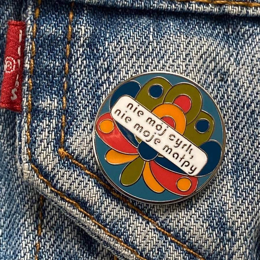 Two Little Boys - Vente Épinglettes/boutons - Badge en émail polonais Not My Circus, Not My Monkeys2