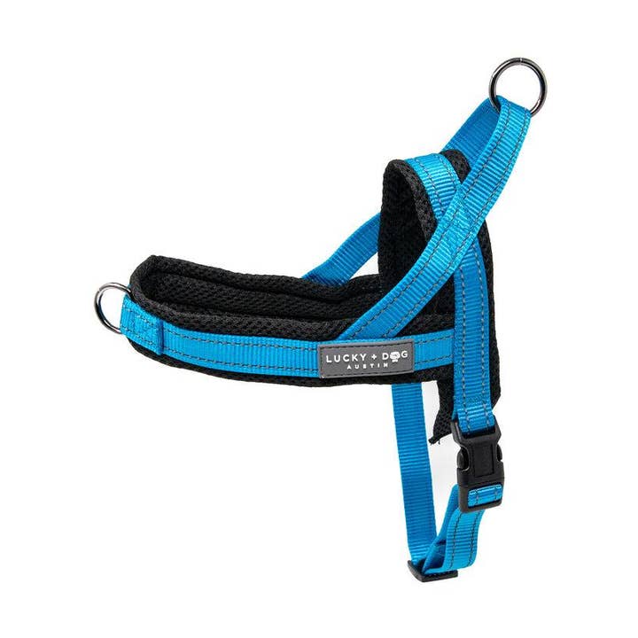 Harnais sans traction Quick-Fit - Bleu clair pour la vente par LUCKY + DOG