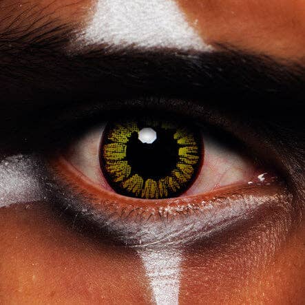 Lentilles de contact colorées Halloween Vampire Doré pour la vente par MesmerEyez