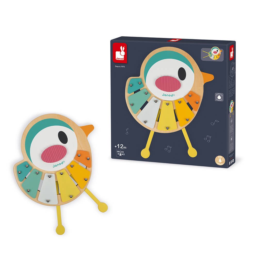 Janod - Wholesale Musical Toy - Kids & Baby - Pure - Bird Xylo1