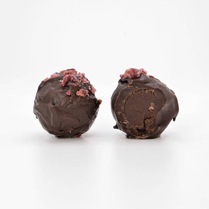 Cranberry Truffles, 48 count for wholesale by Hauser Chocolates
