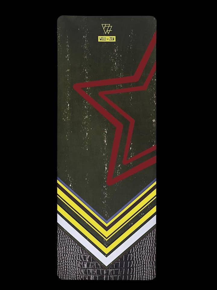 Rock Star Yoga Mat for wholesale by Wild and Zen