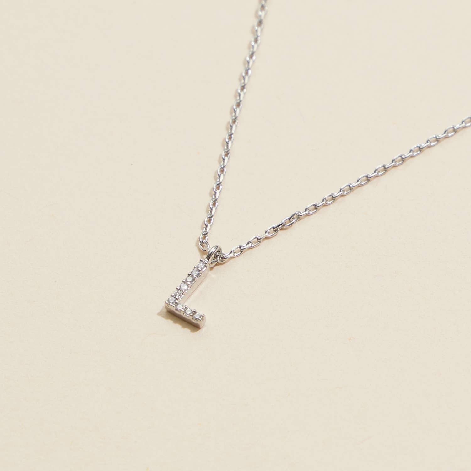 Lilla Haven - Wholesale Pendant/Charm Necklace - 12 Pack of Cubic Zirconia Initial Gold Dipped Necklaces23