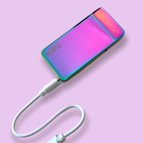 Nomatiq - Vendita all'ingrosso Accendini - Accendino a doppio arco (arcobaleno)2