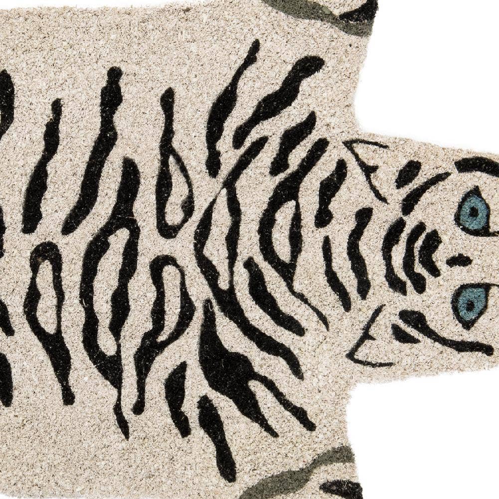Fisura – wholesale Door mat – White Doormat 'Tiger'1
