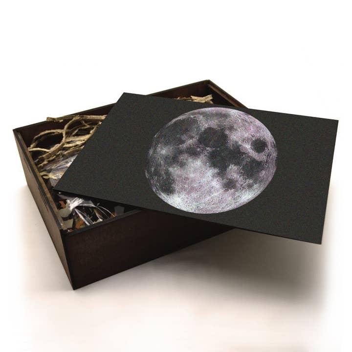WAWW Artisanal Wooden Puzzles - Wholesale Puzzle - Adult - Round Wooden Puzzle "MOON"7
